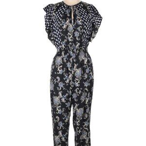 Rebecca Taylor Paisley Printed Silk Blend Jumpsuit Size 10